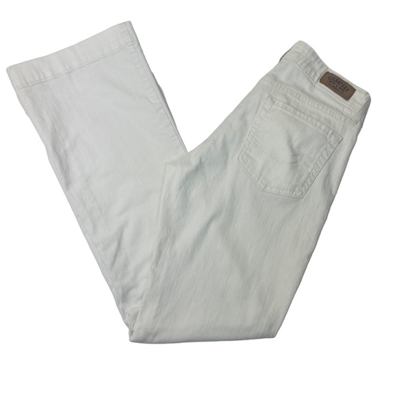 Levi Signature Modern Bootcut Jeans White Denim Women's Size 8 Short - Picture 5 of 12